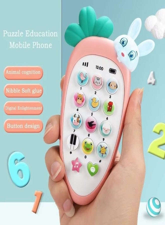 Goyal's Rabbit Intelligent Baby Cell Phone Mobile Toy for Kids, Toddlers with Music, Ringtones, Lights (Multi Color) - Image 3